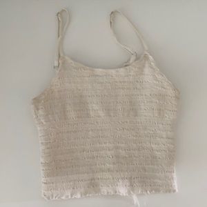 White pacsun john galt tank top